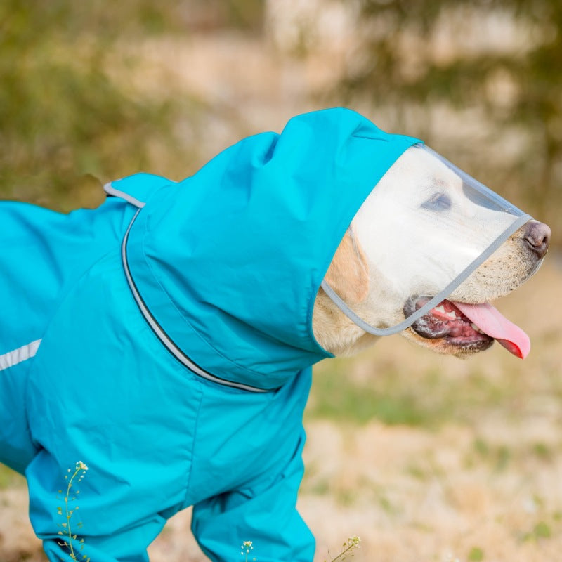 Four leg dog raincoat with tail cover, available in 4 styles, image 5