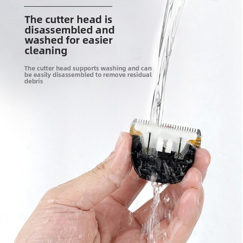 Ceramic Blade Pet Clipper Set with Guide Combs, USB Cordless