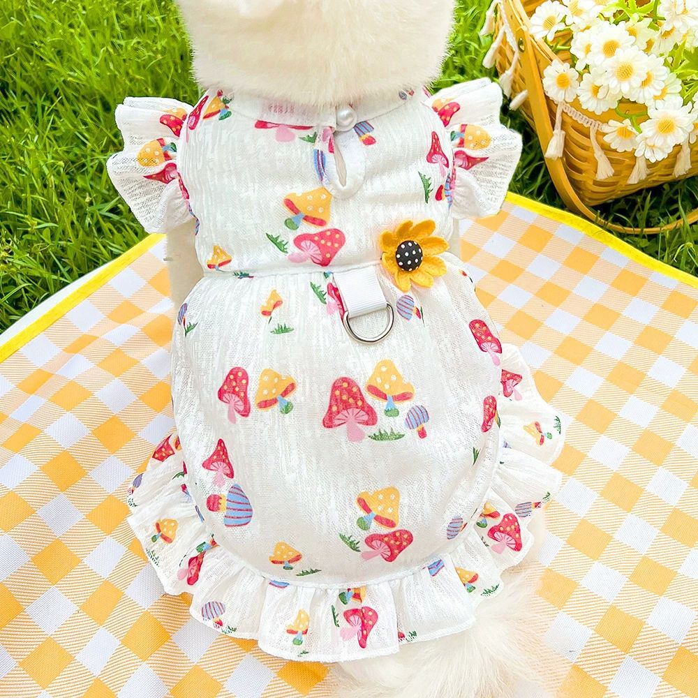 Flutter sleeve dress for dogs and cats, available in 2 styles, image 6