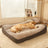 Zip Cover Dog Sofa Bed, Washable Dual Layer Sleeping Pad