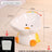 Ceramic Elevated Pet Bowl with Anti-Spill Slanted Opening and Double Ears in Cute Designs