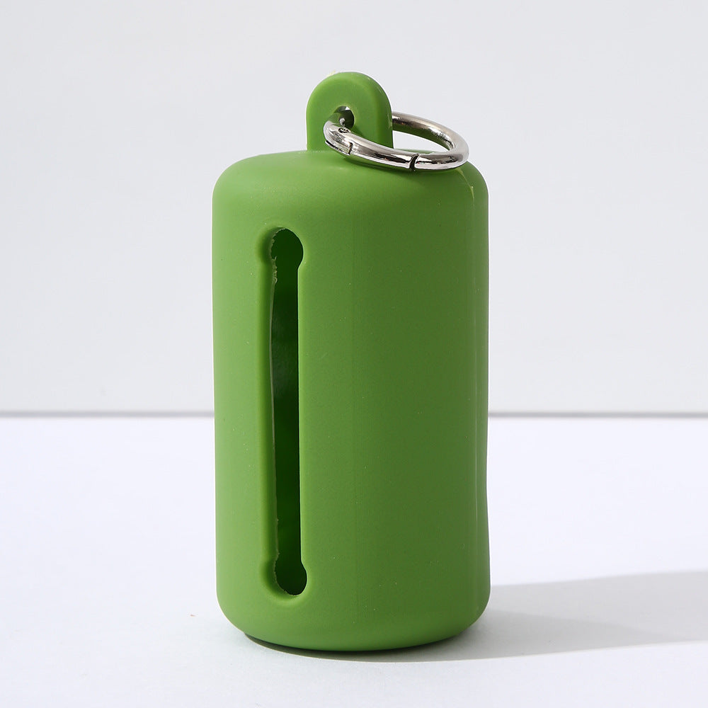 Dog poo bag dispenser with lead clip in bright colour, product image 6