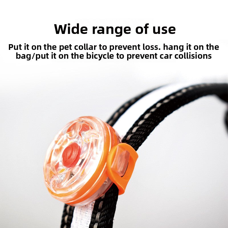 USB rechargeable LED pet collar light pendant glowing, product image 3