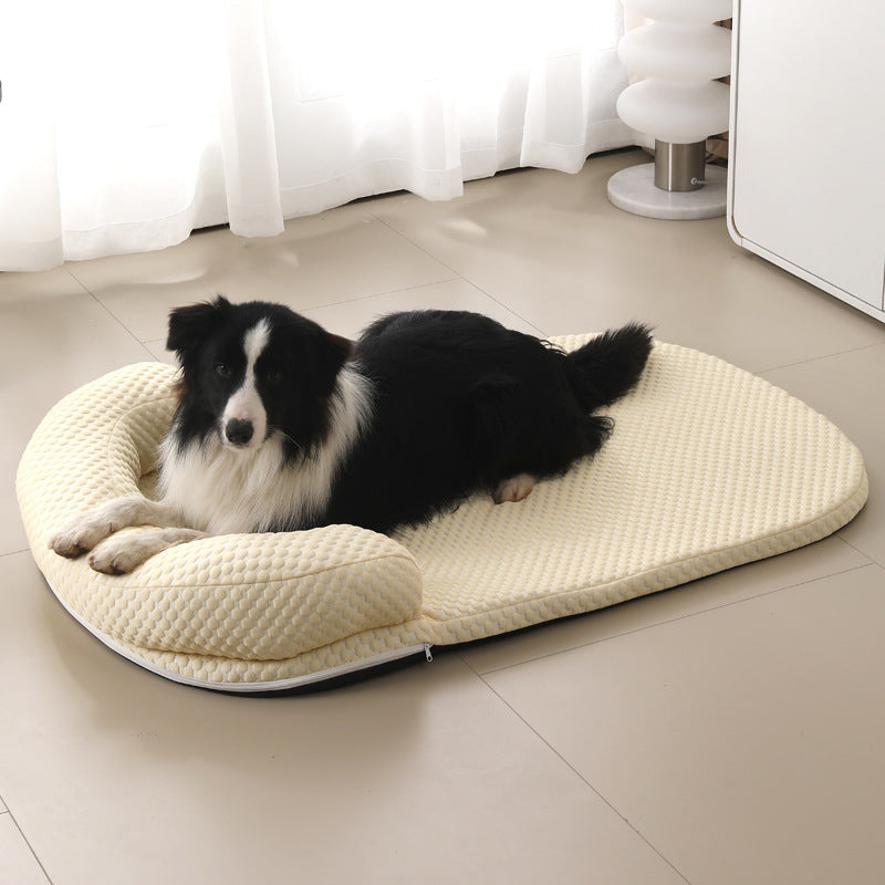 Ice bead pet cooling mat, shown in 5 colours and styles