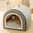 Polar fleece pet house with removable cover for dogs and cats, photo 16