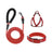 Rope dog lead set with harness or collar, main product photo