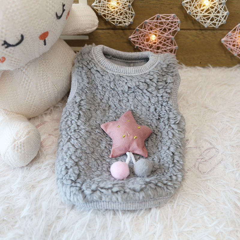 Coral fleece top for newborn puppies and kittens for dogs and cats, image 21