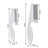 Fine-Tooth Steel Flea Comb with Rounded Pins and Comfort Grip