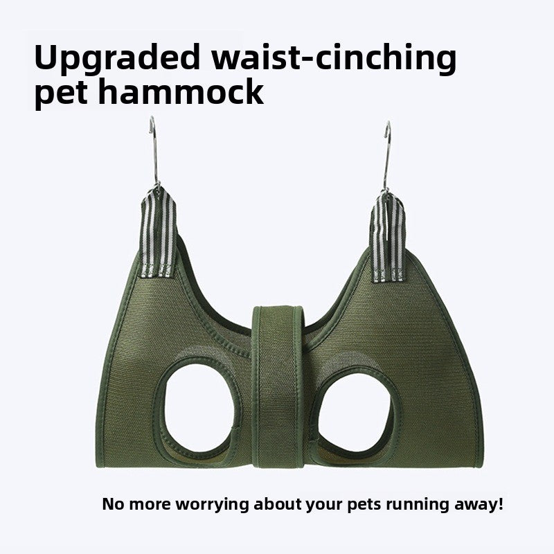 Multifunctional Pet Grooming Hammock and Washing Bag Set