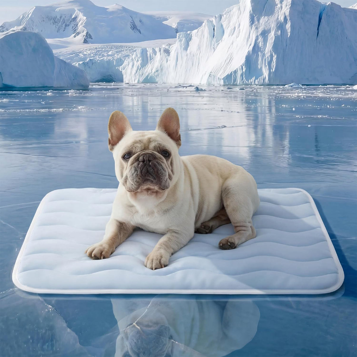 Blue breathable pet cooling pad for cats and dogs, photo 19