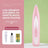Mini Paw Hair Trimmer with LED Light, Battery or USB Rechargeable