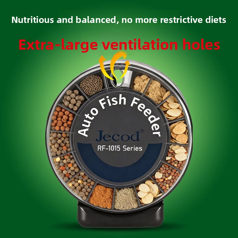 Automatic Fish Tank Feeder with RF Remote Control and Programmable Timer
