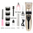Cordless pet hair clipper with comb guides, shown in 8 colours and styles