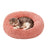 Round plush donut bed for dogs and cats, sizes from 40cm Diameter
