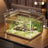 Clear shatterproof PET desktop fish tank for small fish, view 6