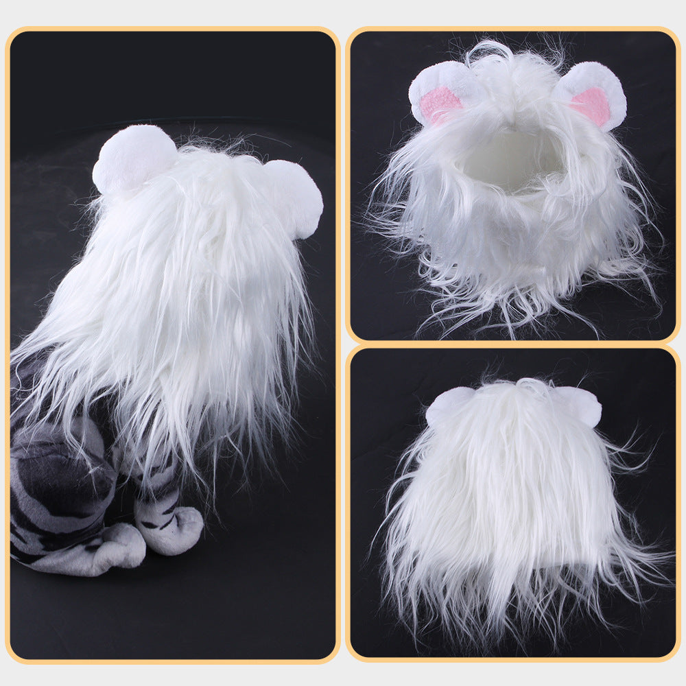 Black animal headpiece costume for dogs and cats, in Black, image 4