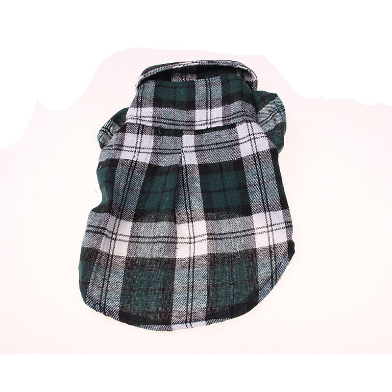 Plaid button shirt for dogs, available in 3 colours, image 8