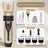 Ceramic Blade Pet Shaver with Guide Combs and Spare Blade Heads