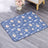 Breathable cotton pet mat with print in Blue Puppy, size 50 x 40cm