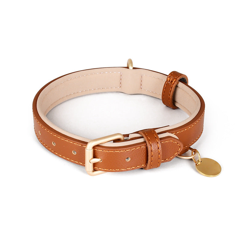 Classic dog collar and lead shown in grey, pink, red and black