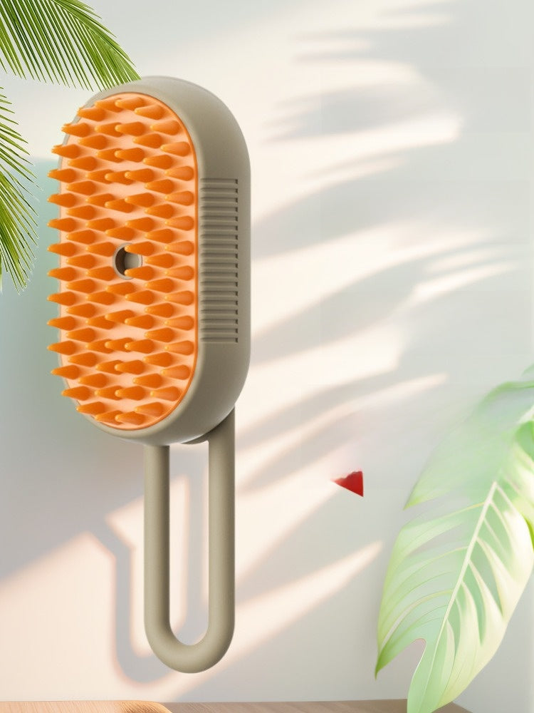 Rechargeable Spray Massage Comb with Anti-Flyaway Design