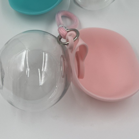 Portable Foldable Pet Water Bottle with Built-In Hook for Dogs and Cats