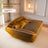 Plush Bolster Sofa Bed for Dogs and Cats, Washable Thermal Nest