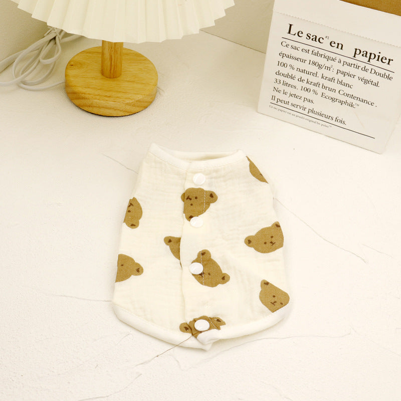 Crepe summer dog vest, available in 13 styles, image 91