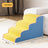 Three-step pet stairs for small dogs and cats, extra detail view