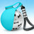 Ball-Shaped Foldable Pet Water Bottle with Carry Hook in Stainless Steel or Plastic