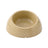 Slanted pet food bowl with stainless steel insert in light green, view 11
