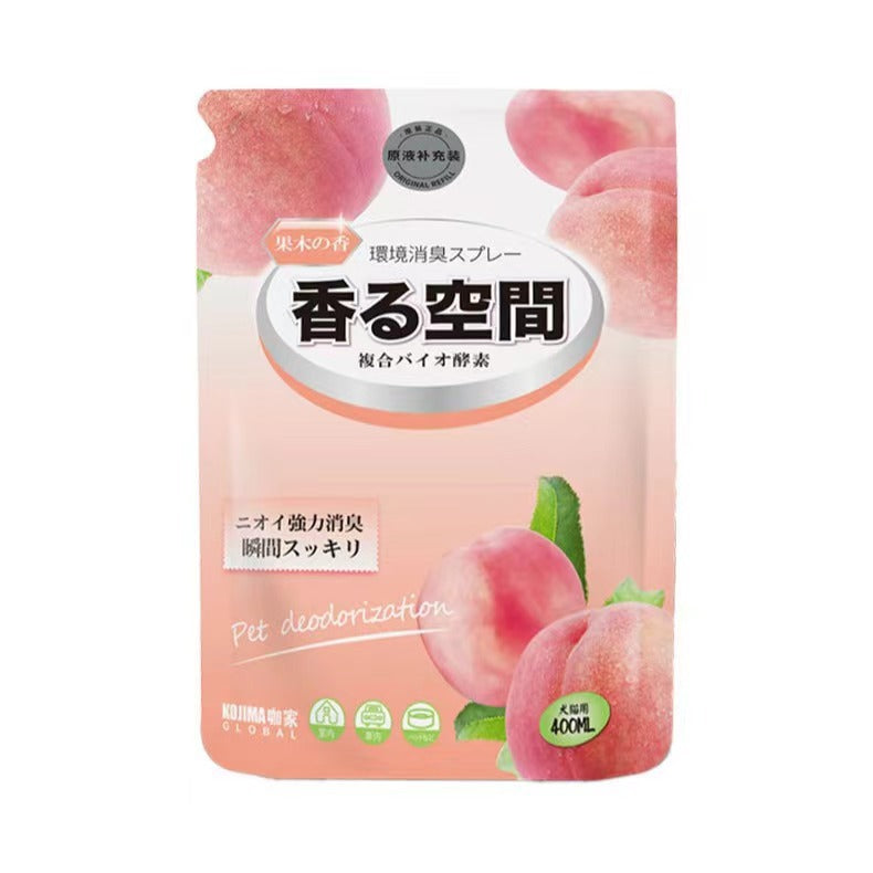 Scented Pet Odour Spray 400ml, Peach, Cherry Blossom or Herbal