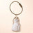 Transparent Animal Hair Memorial Keychain Pendant