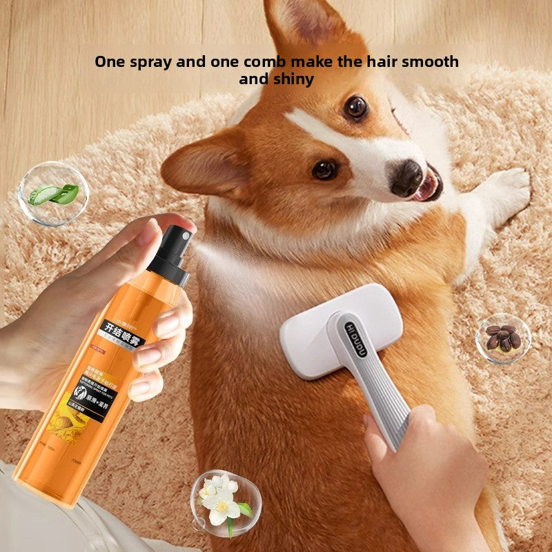 Anti-Static Pet Detangling Spray for Smooth Tangle-Free Coats