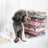 Coral fleece pet blanket with print, main product photo