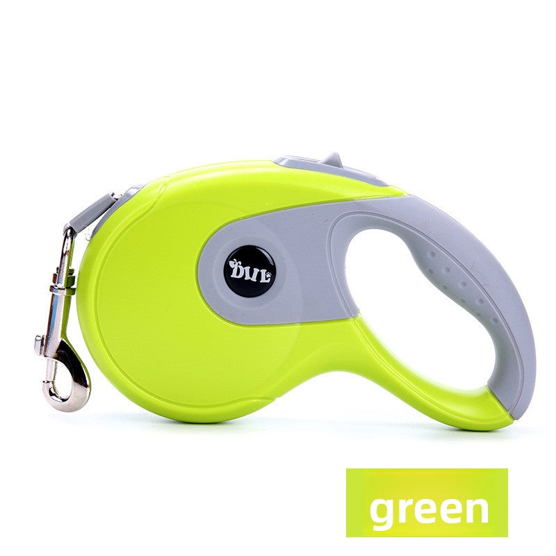 Retractable dog lead with anti-slip grip in 7 colour options