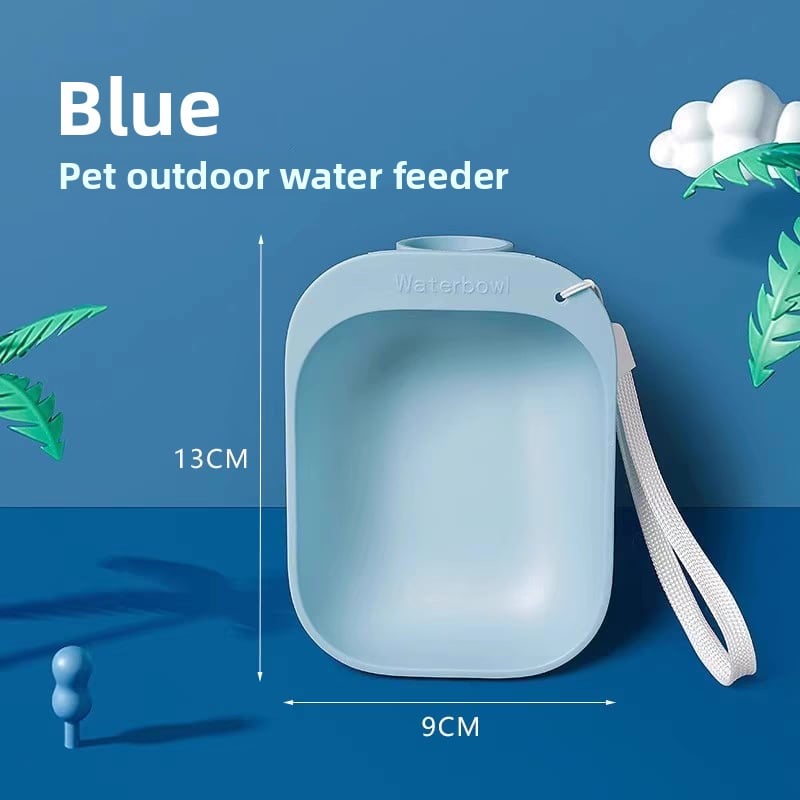 Portable Pet Water Dispenser Bottle with Leak-Proof Twist Lock for Dog Walks and Travel