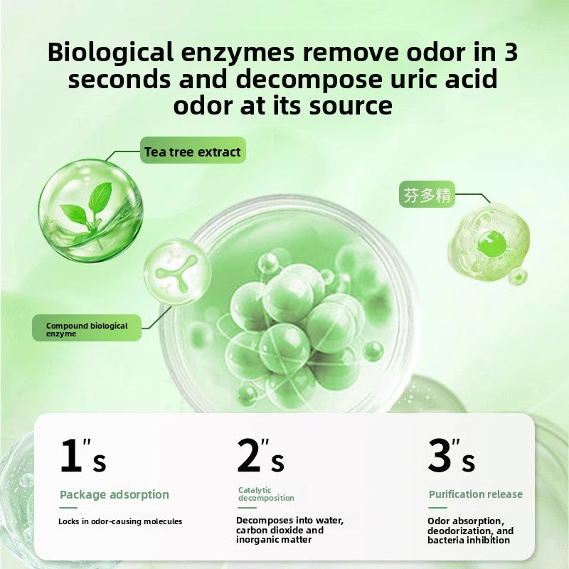 Bio-Enzyme Pet Deodorising Spray, Green Tea or White Peach