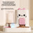 Pet water dispenser bowl in pink - view 2