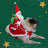 Dog Santa Christmas costume with white beard, in Santa with White Beard, image 1