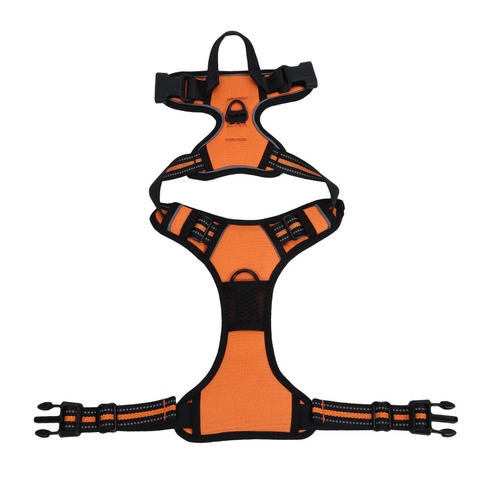 Reflective breathable nylon mesh dog harness, product image 19