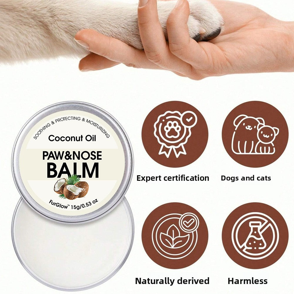 2-in-1 Dog Paw and Nose Balm, Moisturising Cream for Dry Paws