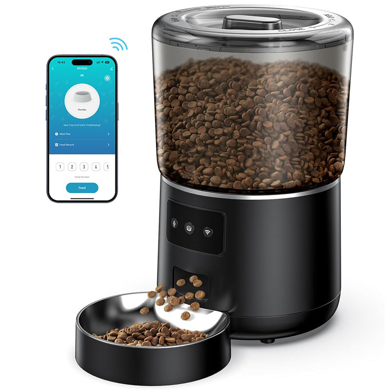 Automatic Pet Feeder WiFi Smart App Control Voice Recording