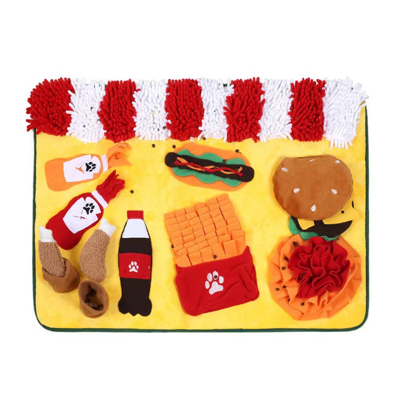 Interactive Pet Snuffle Mat for Dogs and Cats, Scent Foraging