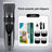 Ceramic Blade Pet Shaver with Guide Combs and Spare Blade Heads