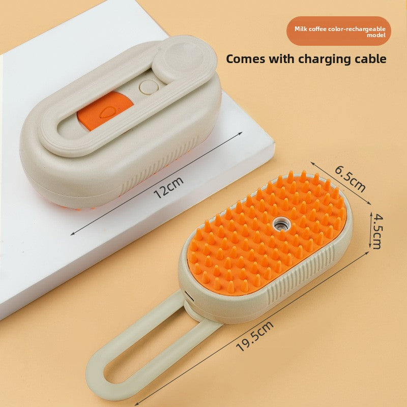 No-Bath Spray Massage Comb for Cats and Dogs, Loose Fur Remover