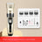 Ceramic Blade Dog Clippers with 4 Guide Combs, USB Rechargeable