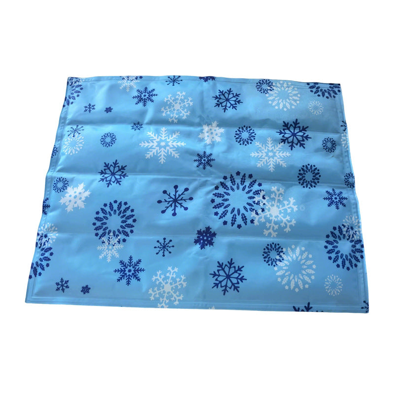 White shark print cooling gel pet mat for cats, photo 5