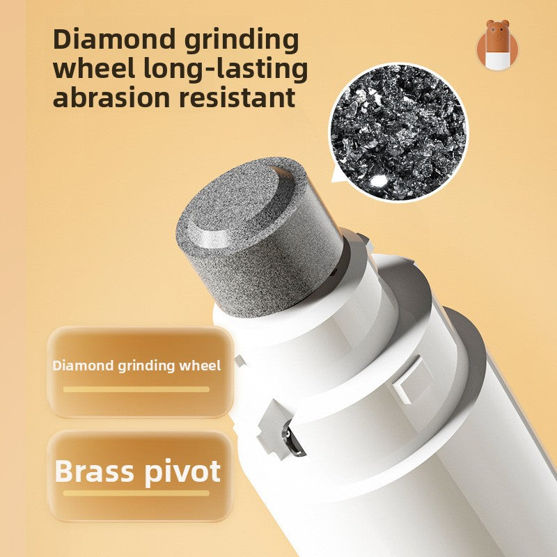 Two-Speed LED Pet Nail Grinder, Quiet Rechargeable for Cats and Dogs