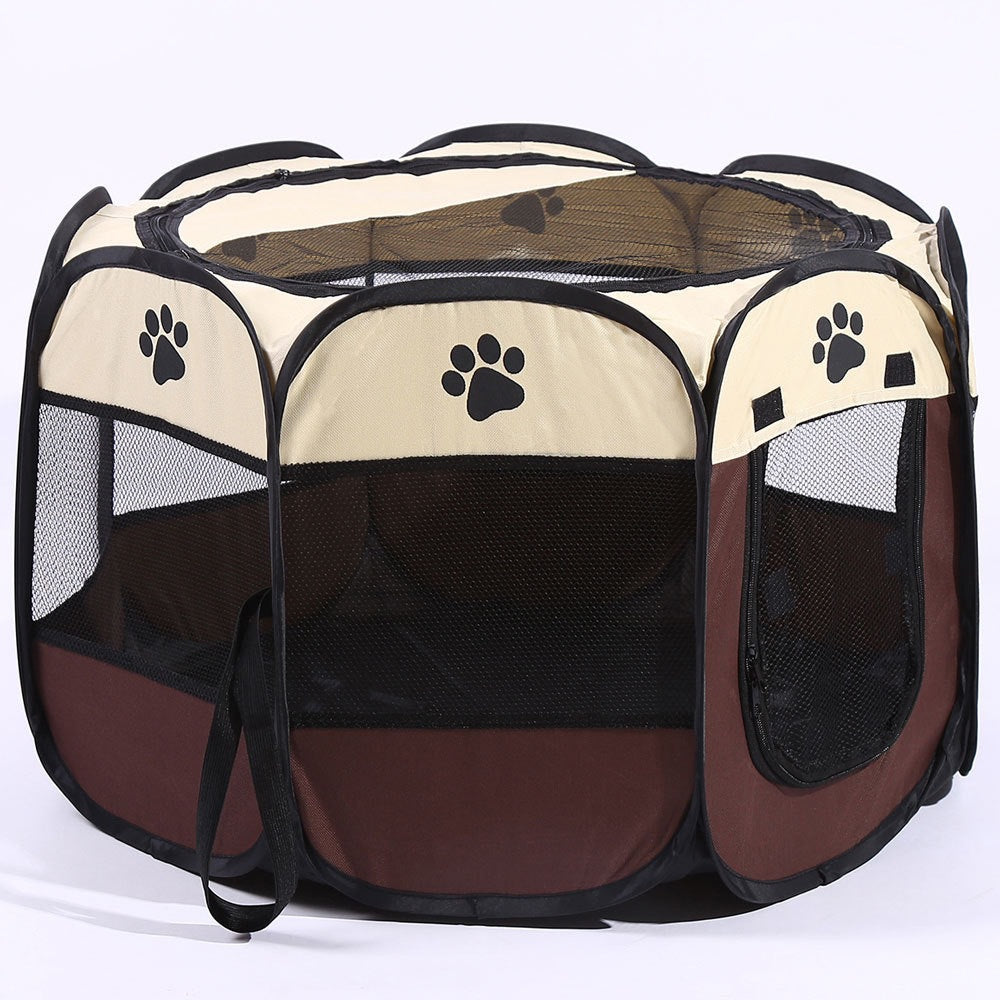 Foldable Oxford cage for cats and small dogs, product detail photo